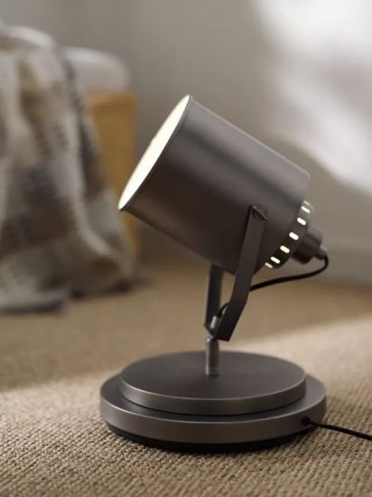Flood Lamp, Pewter